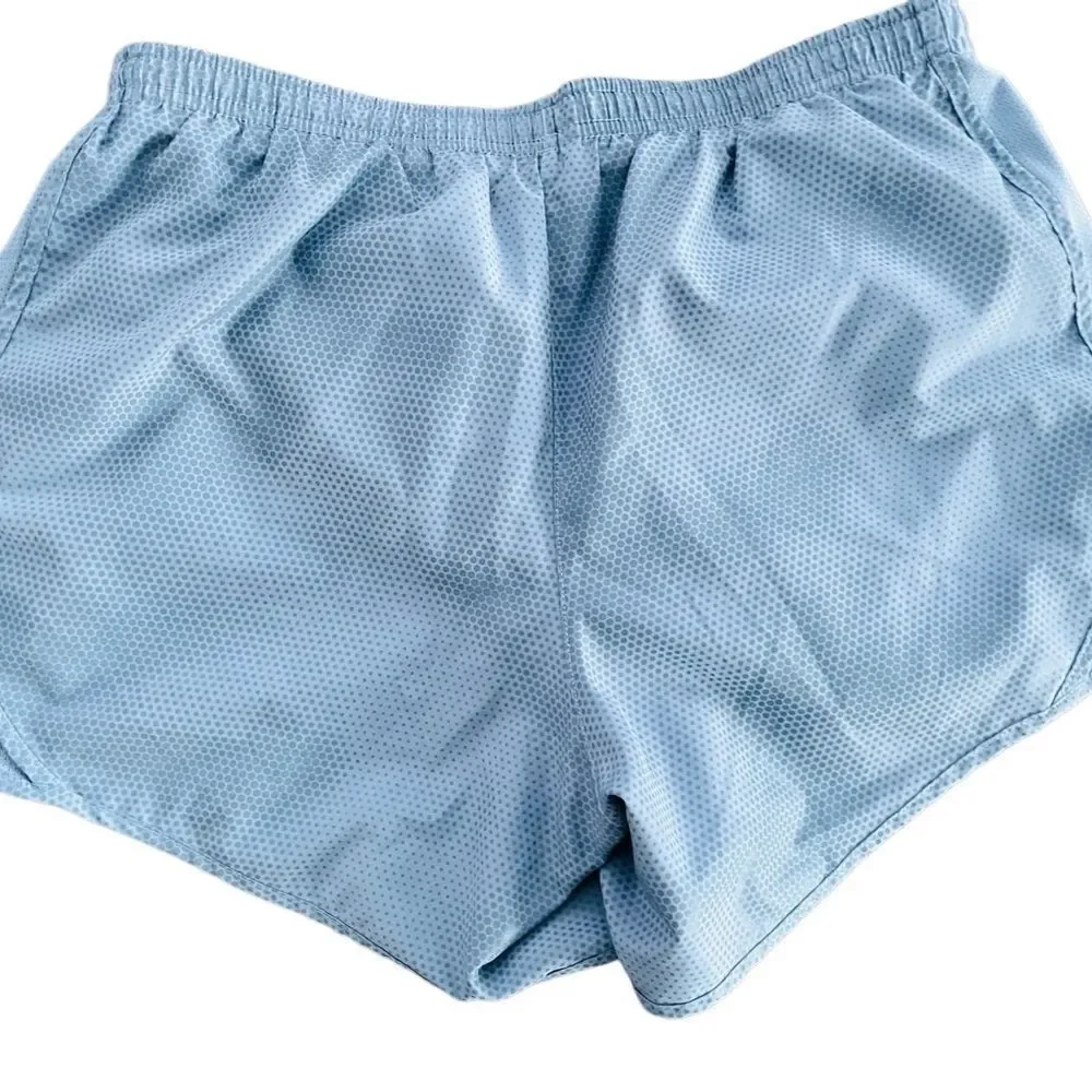 Nike Dri-Fit Light Blue Running Shorts, panty attached size XL